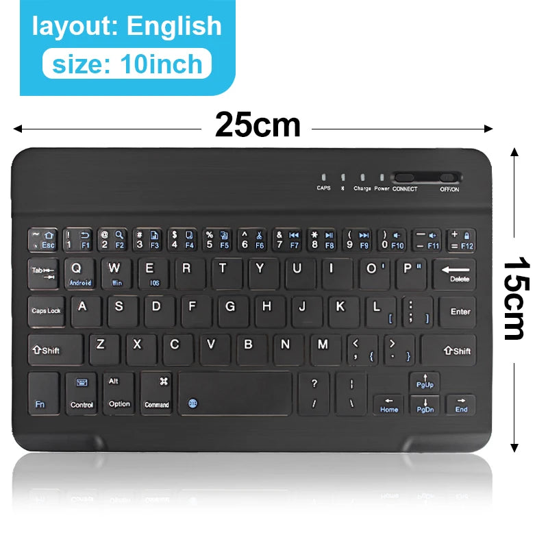 Bluetooth Wireless Keyboard Mini Keyboard for Laptop Tablet Phone Ipad Rechargeable Gaming Keyboard for Android Ios Windows